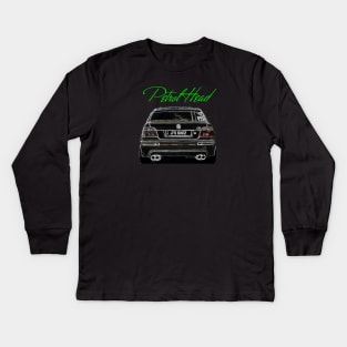 M5 5 Series E39 Car Rear End Kids Long Sleeve T-Shirt